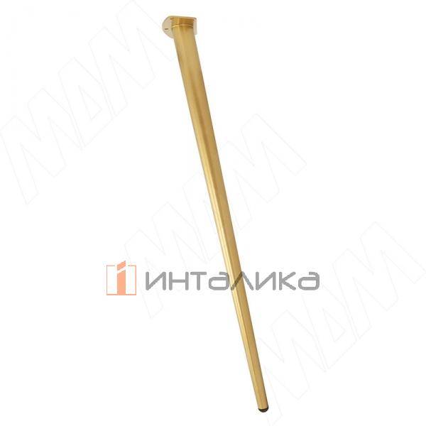 CONE опора для стола конусная, 123х720 мм, золото матовое – 2