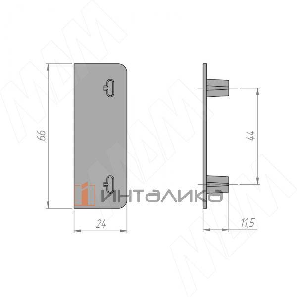 GOLATIME Заглушка для профиля 549А белый – 2