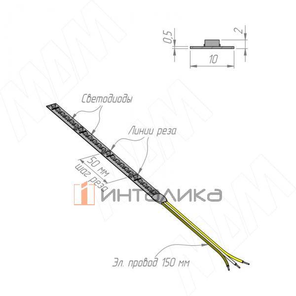 CCT Светодиодная лента 3527/120, 24V, 5 м, теплый белый - холодный белый 2700-6500К, IP20, 19.2W/1м – 4