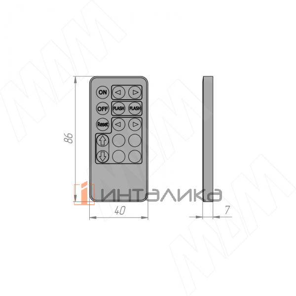 Диммер с пультом ДУ, радиоканал, для ленты с изменяемой температурой свечения (CCT) – 2