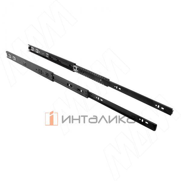 VEKTOR BS45 STANDARD направляющие 450 мм, шариковые, h45, полн. выдвижения, черные – 2
