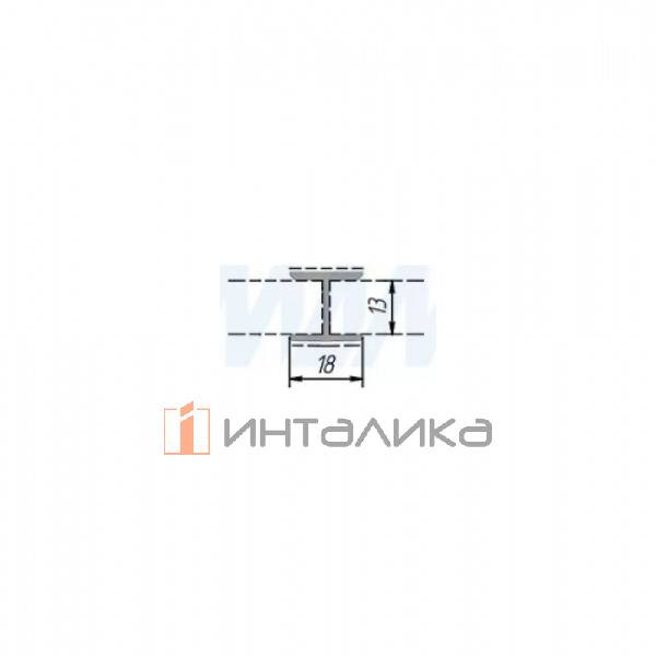 Соединитель 180 градусов (высота 100), ваниль – 2