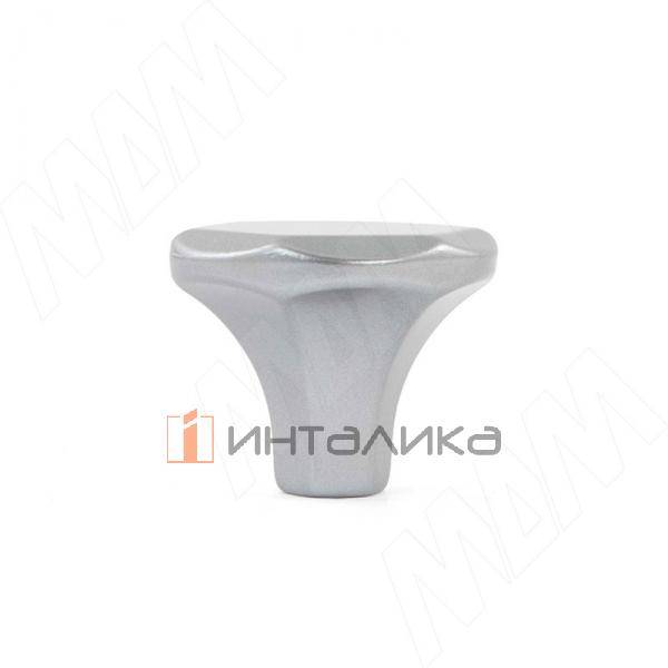 Ручка-кнопка хром матовый D30мм – 2