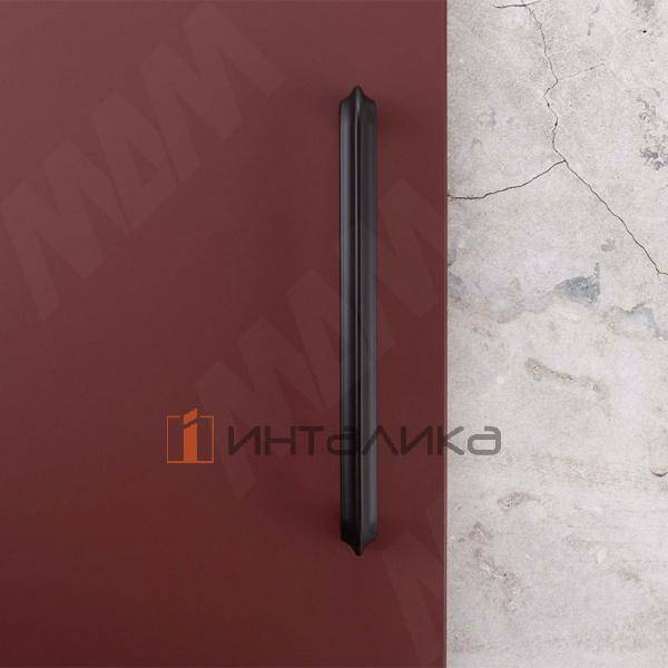 Ручка-скоба 160мм черный матовый – 4