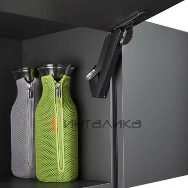 Силовые механизмы с рычагами KESSEBOHMER FreeSpace Push to Open, тип H, антрацит – 2