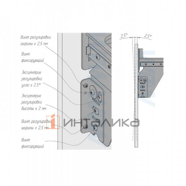 EASYBOX F45 Корзина встраиваемая для мусора выдвижная с доводчиком и крышкой-полкой, объём 60 (2x30) л, цвет тёмно-серый – 10