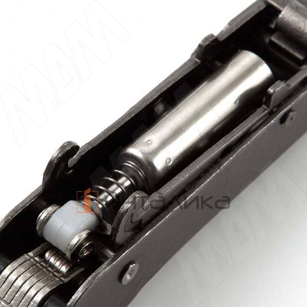 HARMONY PRO петля с амортизатором вкладная (90/105), стандартная, черный никель – 4