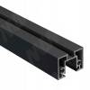 Превью PS65 Горизонтальный профиль верх/низ, черный, L-6000 – 1