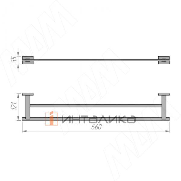 BLADE Полотенцедержатель двойной хром – 2
