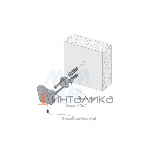 TOP Крючок однорожковый черный матовый – 3