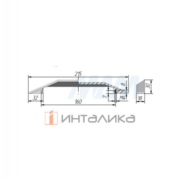 Ручка-скоба 160мм нержавеющая сталь – 4