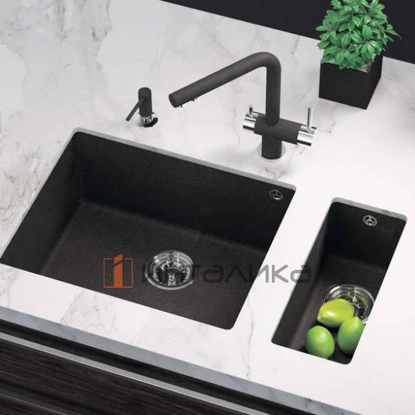 Мойка Omoikiri BOSEN 20-U Tetogranit, 300, под столешницу, эверест – 4