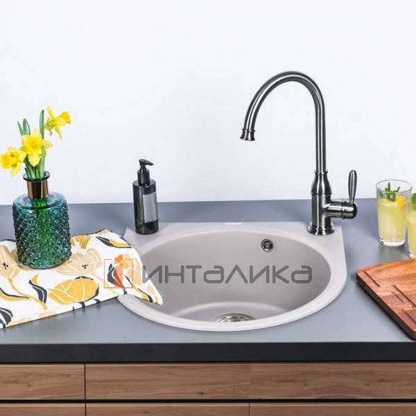 Мойка Omoikiri Akegata 51, Artgranit, 500, накладная, leningrad grey – 5