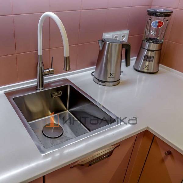 Мойка Omoikiri Akisame 41 нержавеющая сталь, 450, накладная, светлое золото – 4