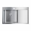 Превью Мойка Omoikiri Akisame 78 L нержавеющая сталь, 450, накладная, нержавеющая сталь – 1