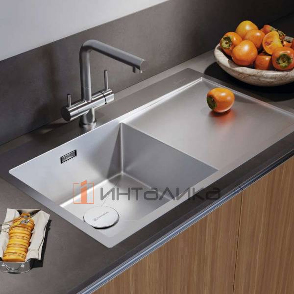 Мойка Omoikiri Akisame 86 R нержавеющая сталь, 500, накладная, нержавеющая сталь – 4