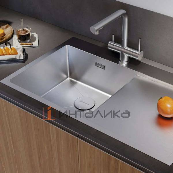 Мойка Omoikiri Akisame 86 L нержавеющая сталь, 500, накладная, нержавеющая сталь – 3