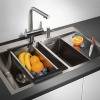 Превью Мойка Omoikiri Akisame 78-2 L нержавеющая сталь, 800, накладная, светлое золото – 4