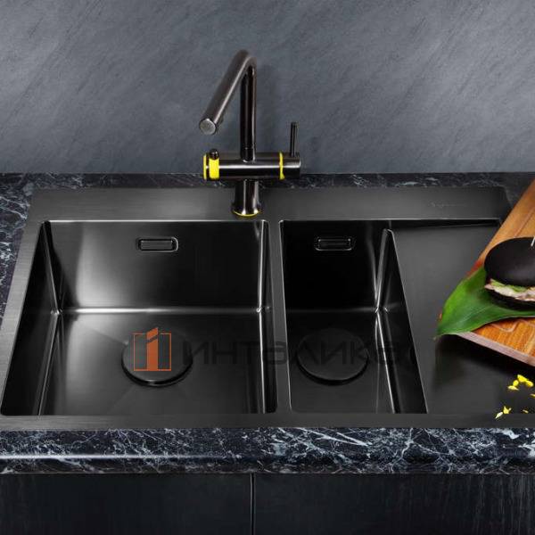 Мойка Omoikiri Akisame 78-2 R нержавеющая сталь, 800, накладная, нержавеющая сталь – 5