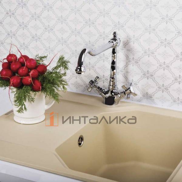 Смеситель Omoikiri TOKIGAWA двухрычажный, золото – 3