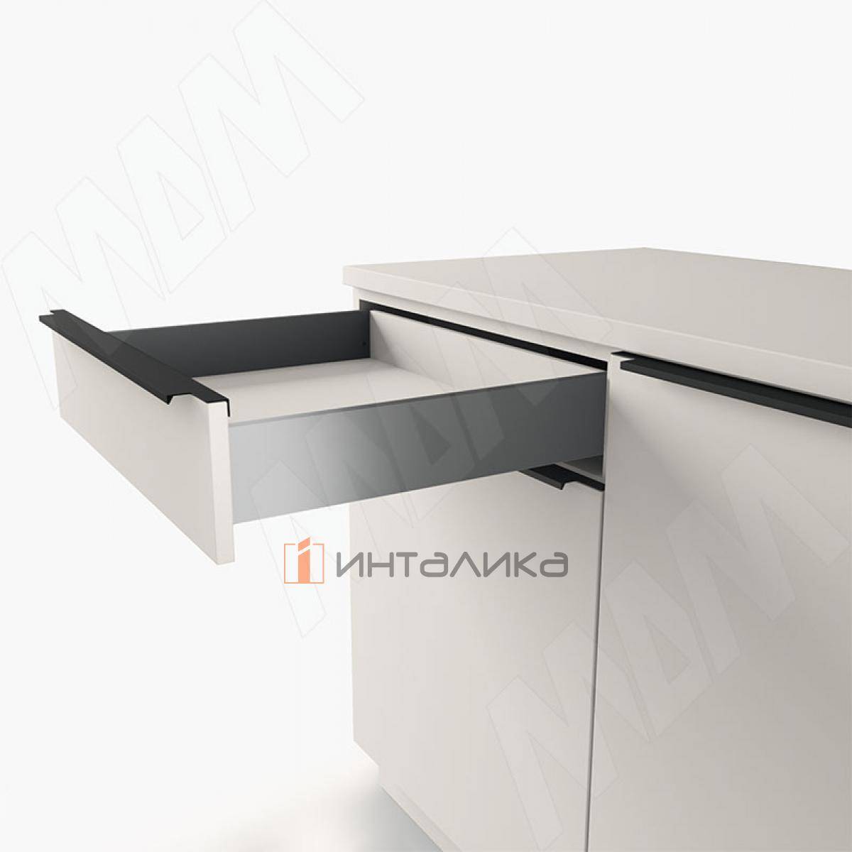 LS BOX PRO комплект ящика 300 мм, боковины h88 мм, плавное закрывание, графит