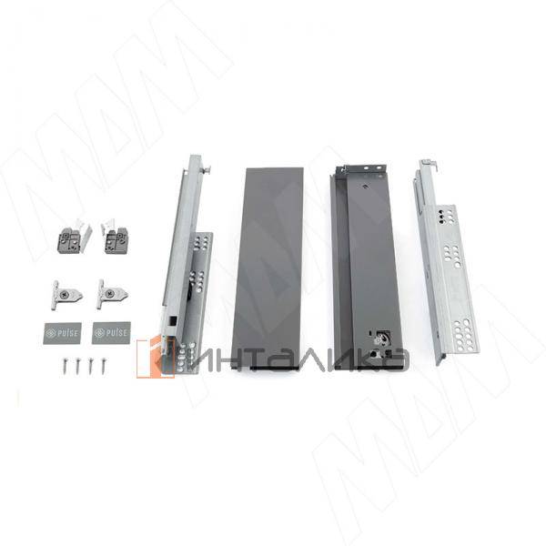 LS BOX PRO комплект ящика 300 мм, боковины h88 мм, плавное закрывание, графит – 3