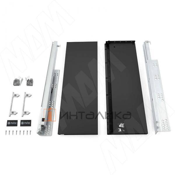 LS BOX PRO комплект ящика 450 мм, боковины h173 мм, плавное закрывание, черный – 3