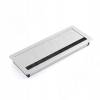 Превью Заглушка кабель-канала, алюминиевая, 300х119 мм, серебро брашированное – 1