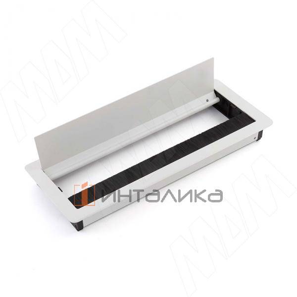 Заглушка кабель-канала, алюминиевая, 300х119 мм, белый – 2