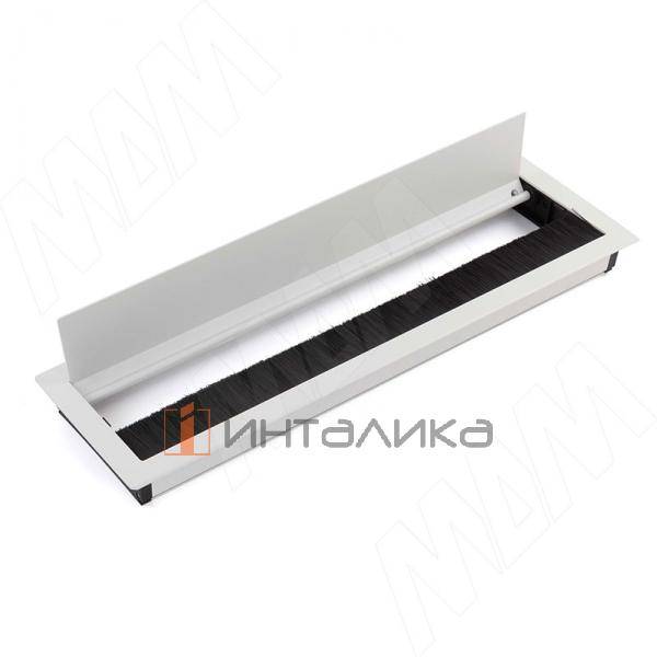 Заглушка кабель-канала, алюминиевая, 400х119 мм, белый – 2