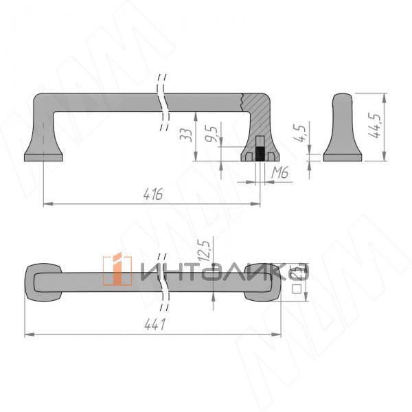 Ручка-скоба 416мм Timeless cotton green – 3