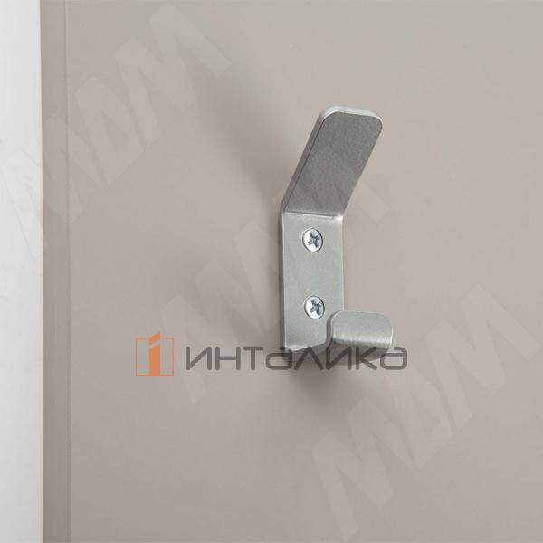 LANFORD Крючок двухрожковый хром матовый – 2