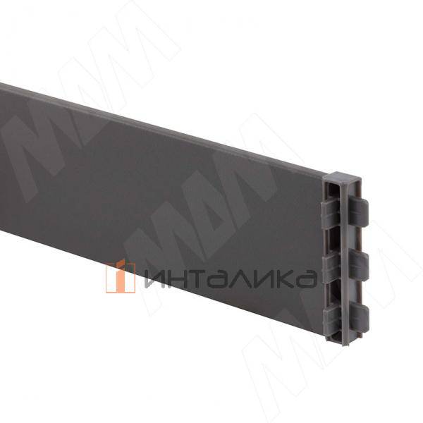 SOTA Соединительный элемент для профиля-разделителя трехсторонний, H=60мм, графит кожа – 2