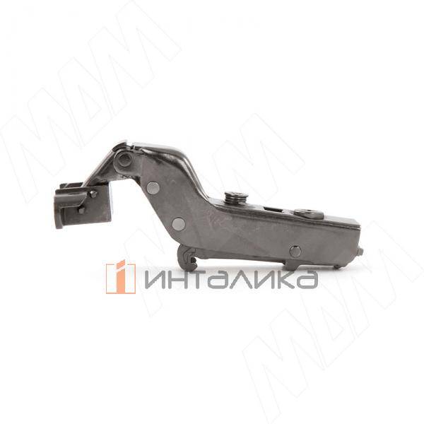 HARMONY PRO петля для алюминиевого профиля с амортизатором (90/105), вкладная, стандартная, черный никель – 2