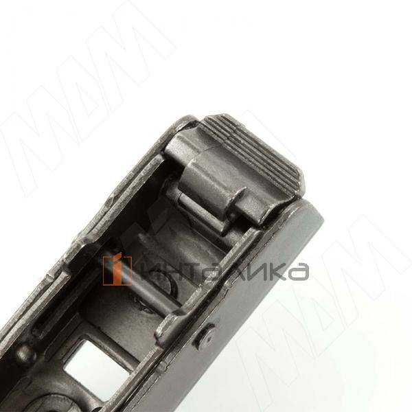 HARMONY PRO петля для алюминиевого профиля без амортизатора (90/105), вкладная, стандартная, черный никель – 4