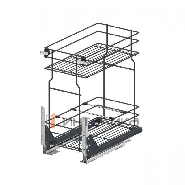 Корзина для Карго Мини нижнего Вариант Мульти 500 2 уровня металл графит – 2