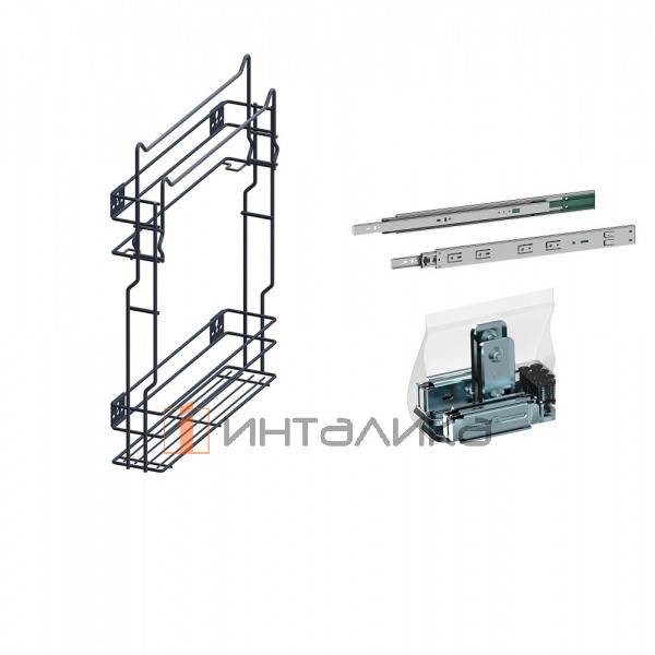 Набор REJS Cargo mini MULTI 150 SOFT, с полотенцедержателем, боковой монтаж, правый, графит – 2