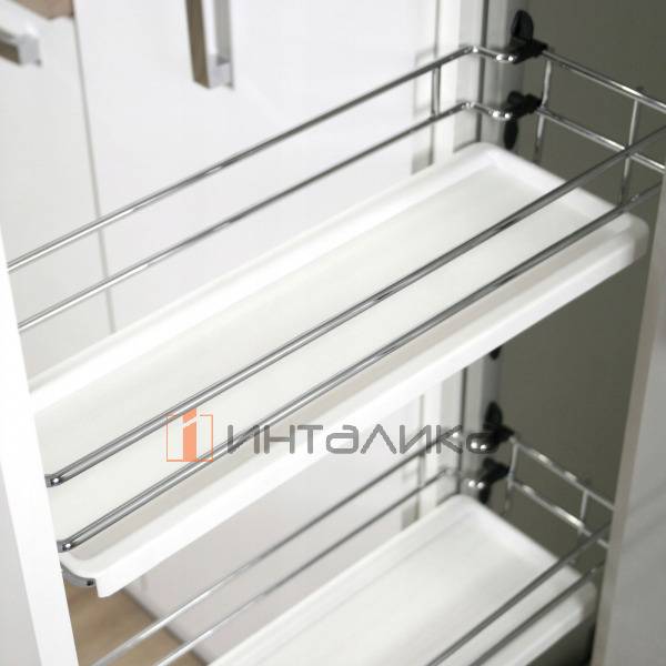 MAXIMA EVO Карго макси боковое правое 200, 5 уровней, хром / белый – 4