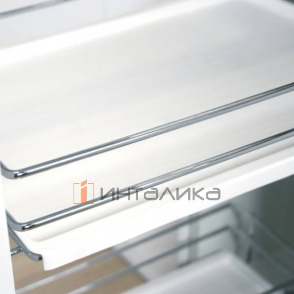 Набор поворотной колонны REJS MAXIMA EVO 300, 4 полки, H1200-1400, белый / хром, G100 – 3