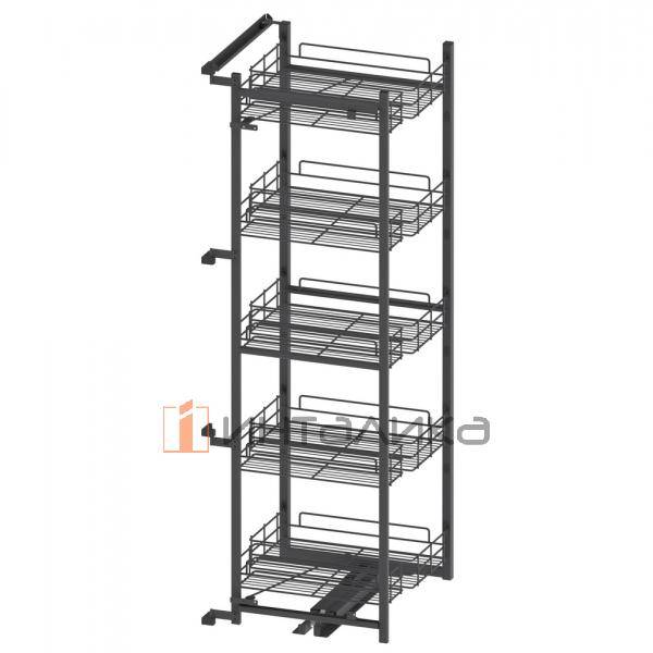 MAXIMA CLASSIC Карго макси SPACE DUO 600, 5 уровней, H1700, универсальный, хром – 2