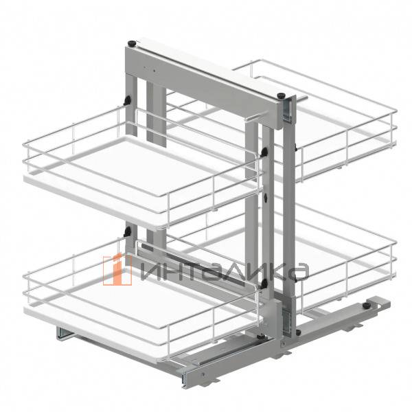 Магический угол REJS Comfort Maxima Evo 1000 правый, хром / белый – 2