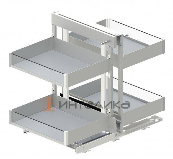 Магический угол REJS Comfort Maxima Puro 800 правый, белый матовый / прозрачный – 2