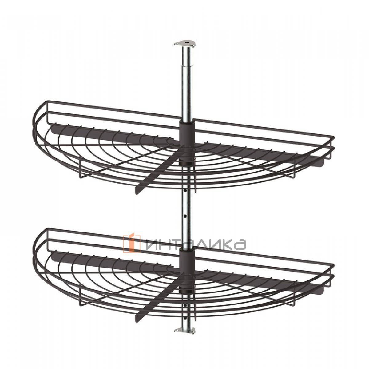 Карусель REJS Nova, 1/2 Ø750 графит