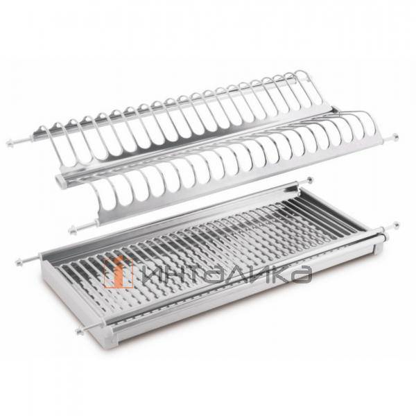 Двухуровневый посудосушитель REJS Prima, в корпус 800, нержавеющая сталь – 2