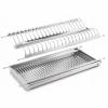 Превью Двухуровневый посудосушитель REJS Prima, в корпус 800, нержавеющая сталь – 2