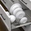 Превью Комплект выдвижного посудосушителя Rejs Variant Multi в корпус 900 с поддоном, NL 450 SOFT, графит – 3