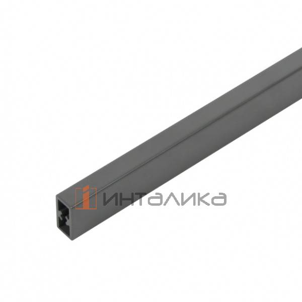 Поперечный прямоугольный релинг Rejs Ultra Box, L1200, H167/ H199, графит – 1