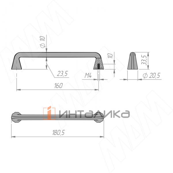Ручка-скоба 160мм Timeless savana – 4
