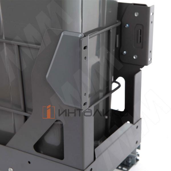 MOVEBOX F40 Система сортировки и хранения, платформа, 2 емкости (2x21), креп. фасада, полн.выдв., плавн.закр., графит – 5