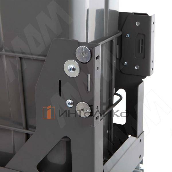 MOVEBOX F45 Система сортировки и хранения, платформа, 2 емкости (2x35), креп. фасада, полн.выдв., плавн.закр., графит – 5